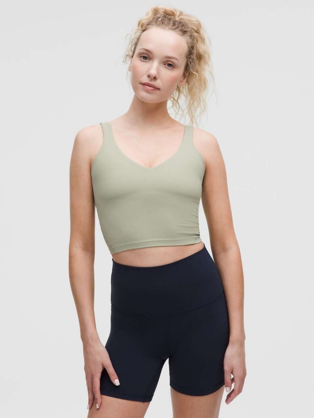 Lululemon Align Tank Top *Light Support, A/B Cup Fog Green 0
